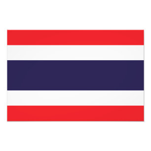 Thailand - Thai Flag Photo Print