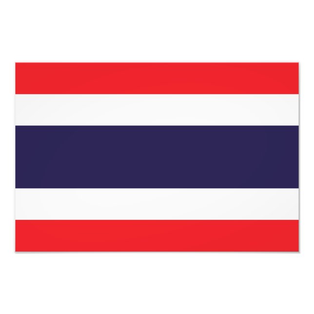 Thailand - Thai Flag Photo Print (Front)