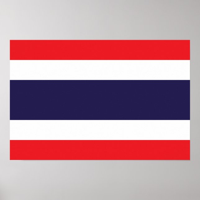 Thailand - Thai Flag Poster (Front)
