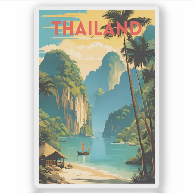 Thailand Traditional Travel Poster (Front)