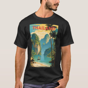 Thailand Traditional Travel Poster T-Shirt