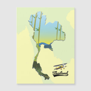 Thailand Travel map
