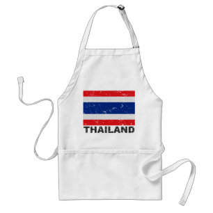 Thailand Vintage Flag Standard Apron