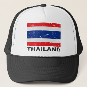 Thailand Vintage Flag Trucker Hat