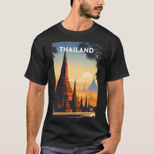 Thailand Vintage Travel Poster T-Shirt