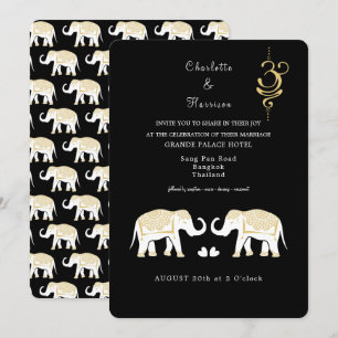 Thailand Wedding Destination Invitation