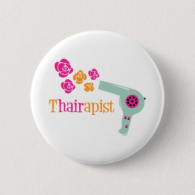 Thairapist 6 Cm Round Badge (Front)