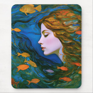 “Thalassa” - Women In Water Mouse Pad