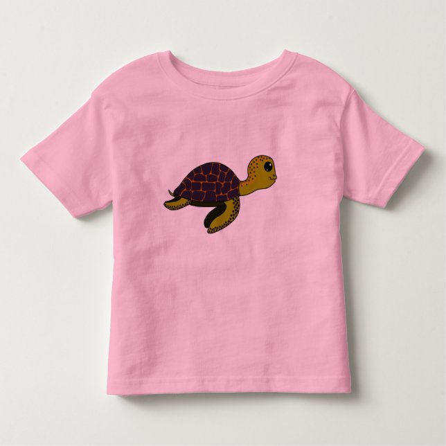 Thalasse the Turtle Toddler T-Shirt (Front)