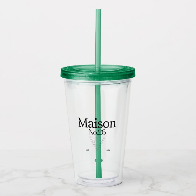 Thambler Acrylic Tumbler (Front)