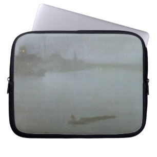 Thames - Nocturne in Blue and Silver, c.1872/8 (oi Laptop Sleeve