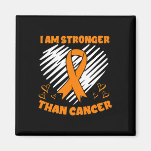 Than Cancer Leukaemia Awareness Heart Magnet