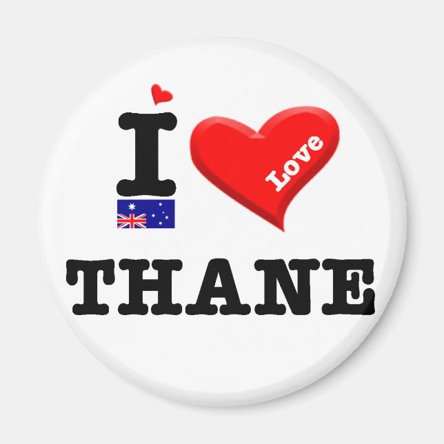 THANE - I Love Magnet (Front)