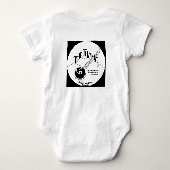 Thang one piece baby bodysuit (Back)