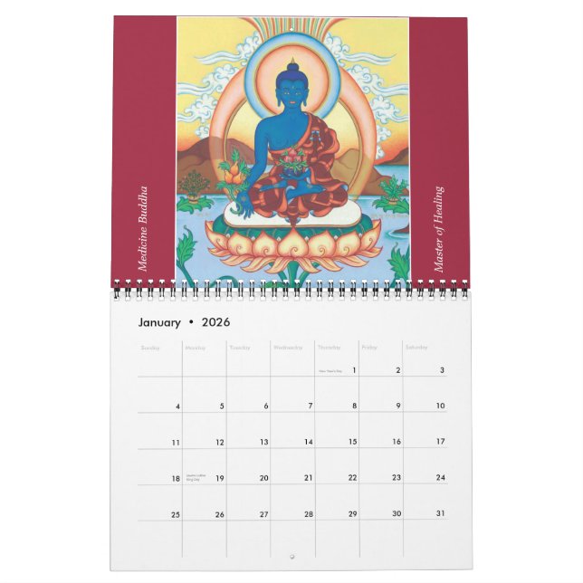 Thangka Art Calendar 2015 (Jan 2026)