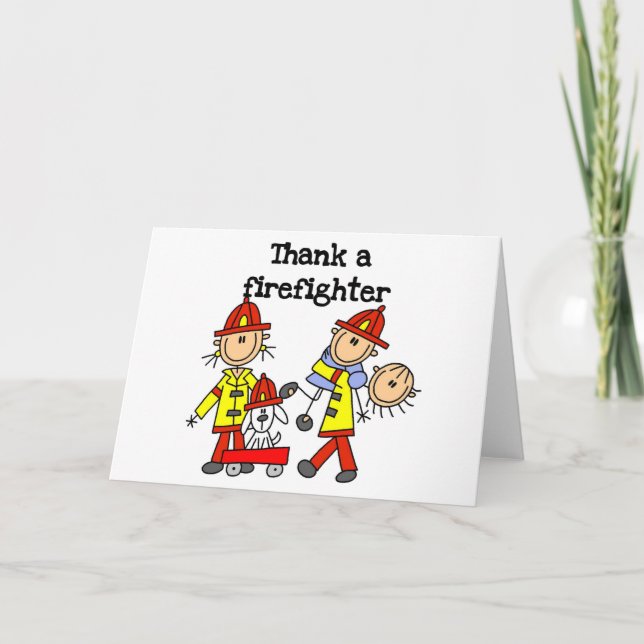 Thank a Firefighter Card (Front)