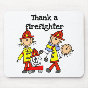 Thank a Firefighter Mouse Pad