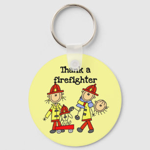 Thank a Firefighter T-shirts and Gifts Key Ring