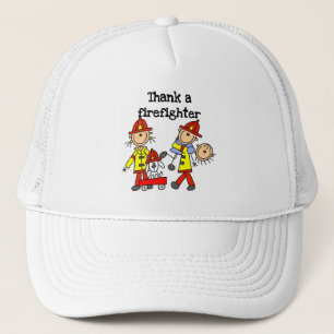 Thank a Firefighter T-shirts and Gifts Trucker Hat