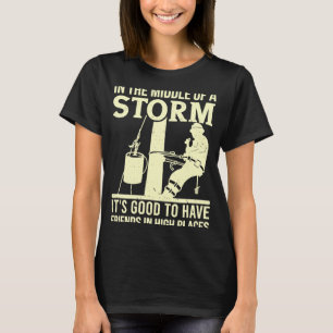 Thank A Lineman Quote Electrical Lineman Electrici T-Shirt