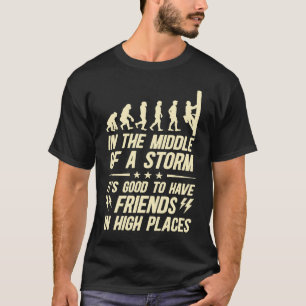 Thank A Lineman Quote Electrical Lineman Electrici T-Shirt