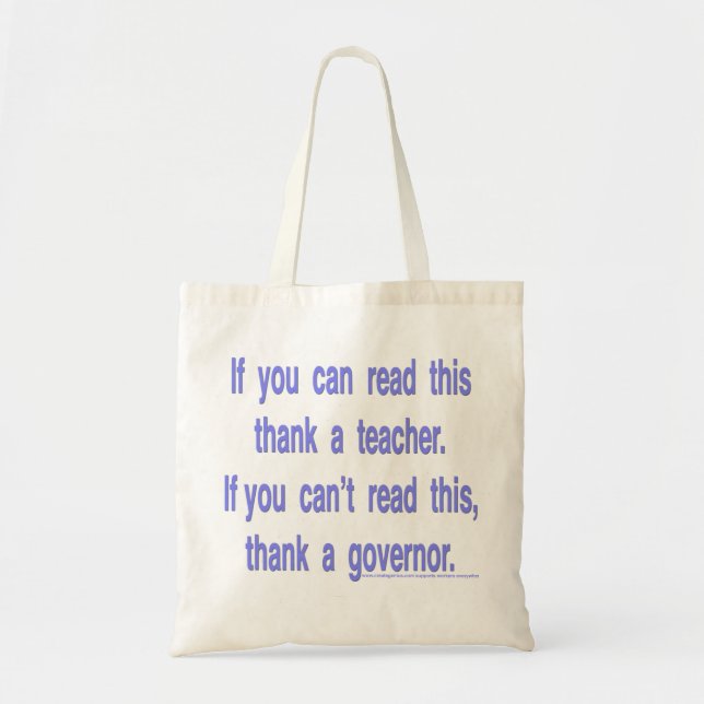 Thank a Teacher Tote (Front)