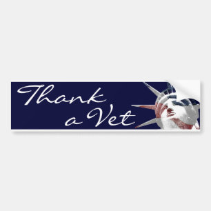 Thank a Vet Bumper Sticker