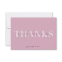 Thank Card for Business