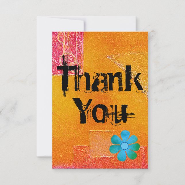 Thank flower you card (Front)