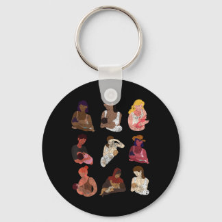 Thank For Breastfeeding Peer Counsellor Lactation Key Ring