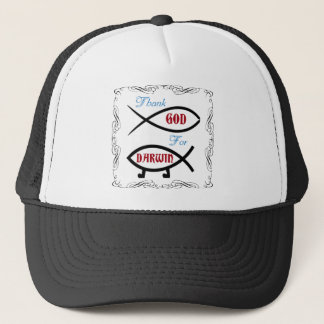 Thank God For Darwin Trucker Hat