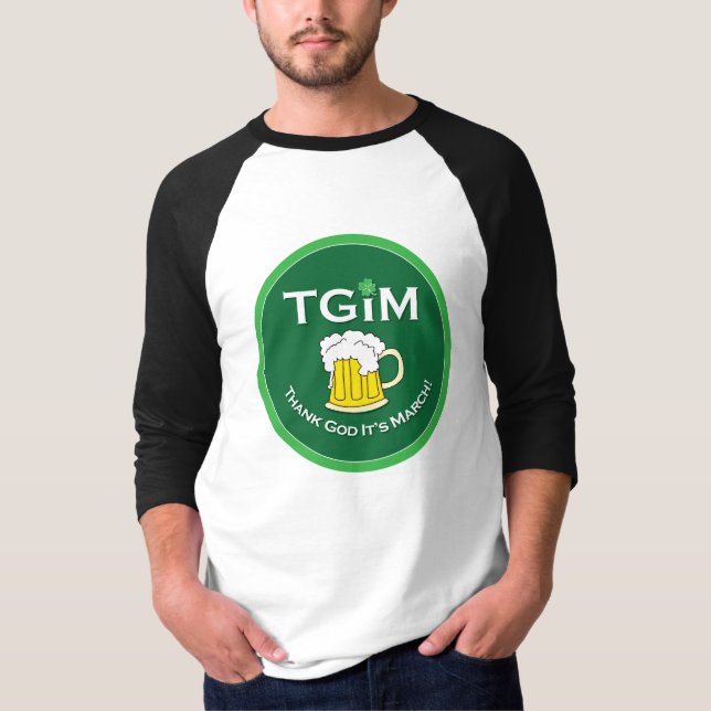 Thank God It's March St. Paddy's Day t-shirt (Front)