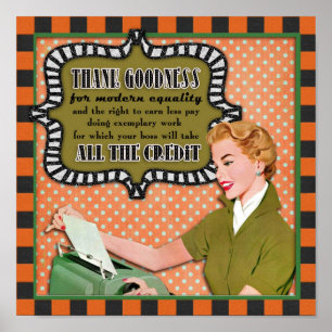 Thank Goodness for Modern Equality Poster