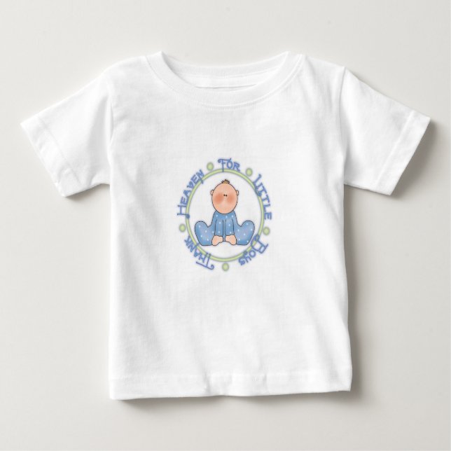 Thank Heaven for Little Boys Baby T-Shirt (Front)