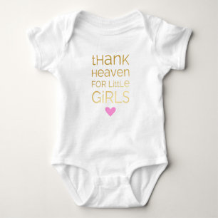 Thank Heaven for Little Girls 01 Baby Bodysuit