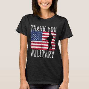 Thank Military Patriotic Veteran Memorial Day T-Shirt