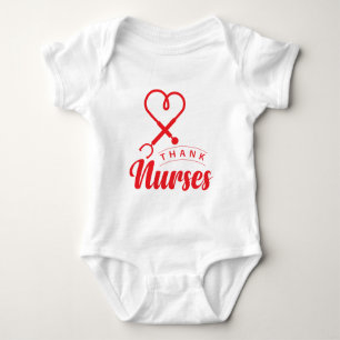 Thank Nurses Baby Bodysuit