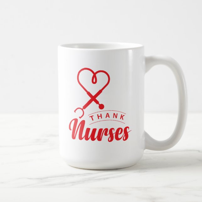 Thank Nurses Coffee Mug (Right)
