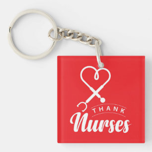 Thank Nurses Key Ring