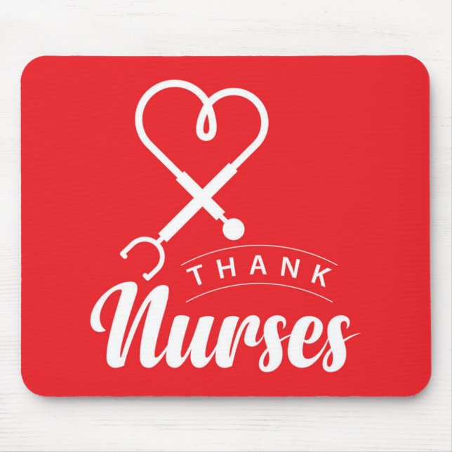 Thank Nurses Mouse Pad (Front)