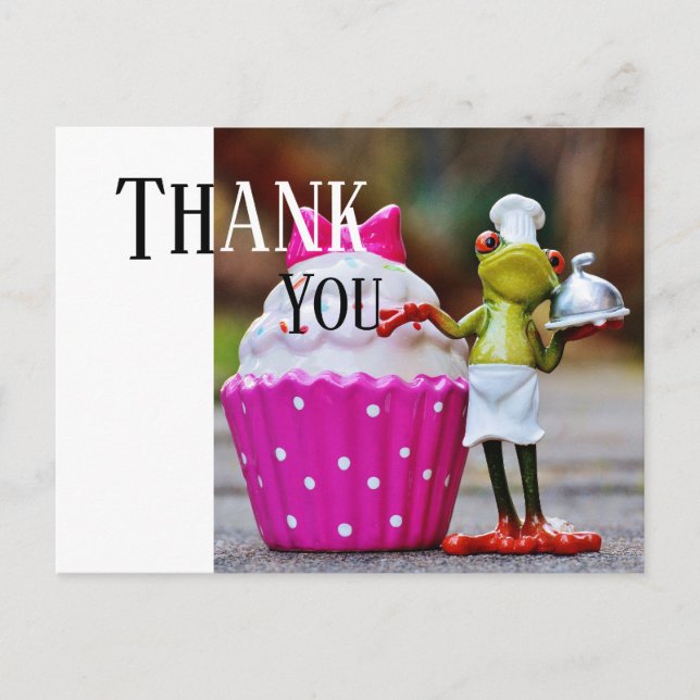 Thank to catering service postcard (Front)