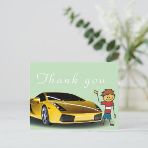 Thank to mechanic  postcard