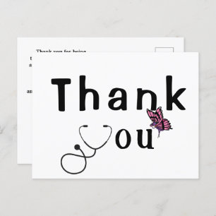 Thank to the doctor Postcard
