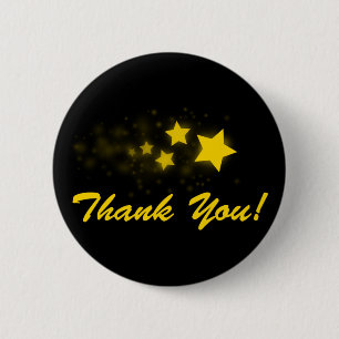 Thank you 6 cm round badge