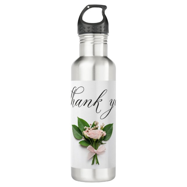 Thank You  710 Ml Water Bottle (Front)