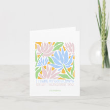 Thank You Abstract Floral Card Bible Verse Card