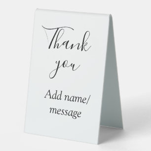 Thank you add name message simple stylish calligra