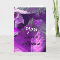 THANK YOU Admin Professionals Day PURPLE LEAVES