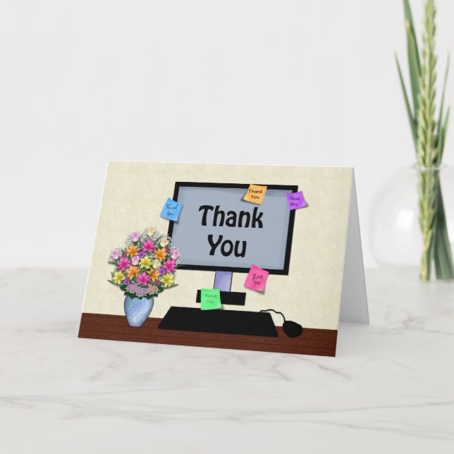 Thank You, Administrative Professional Day Thank You Card (Front)