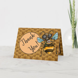 Thank You Adorable Honeybee Card